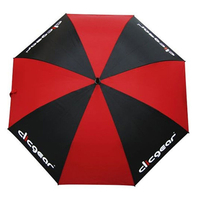 Clicgear Umbrella,  Male,  Black/Red,  One Size