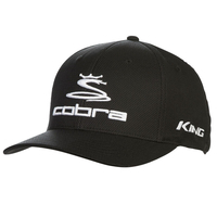 Cobra Golf Pro Tour Stretch Cap,  Male,  Medium/large,  Black