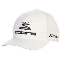 Cobra Golf Pro Tour Stretch Cap,  Male,  Medium/large,  White