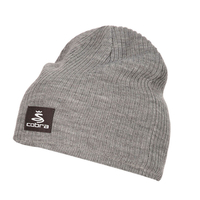Cobra Golf Reversible Beanie Hat,  Male,  One size,  Grey heather/peacoat