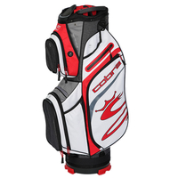Cobra Golf Ultralight Cart Bag,  Male,  Black/ white/ red
