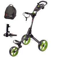 CUBE 3 Trolley Bundle,  Male,  Charcoal/Lime