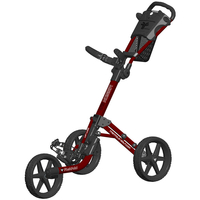 Fastfold Mission 5.0 3 Wheel Push Trolley,  Male,  Burgundy/Black