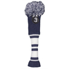 Fazer Pompom Knit Fairway Head Cover,  Male,  Navy