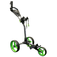 Fazer Pro Compact Push Trolley,  Male,  Graphite/lime