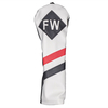 Fazer Vintage Fairway Head Cover,  Male,  White/red/black