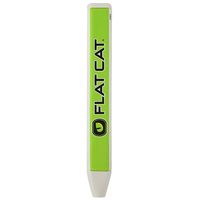 Flat Cat Original Fat Putter Grip,  Male,  White/lime