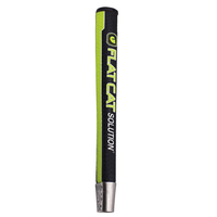 Flat Cat Solution Pistol Putter Grip,  Male,  Black/lime