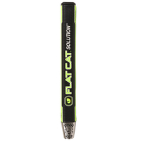 Flat Cat Solution Standard Putter Grip,  Male,  Black/lime