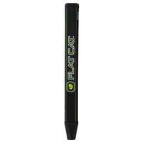 Flat Cat Tak Svelte Putter Grip,  Male,  Black/lime
