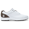 FootJoy Arc SL Shoes,  Male,  White/Brown,  8.5,  Wide