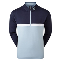 FootJoy Colour Block Chill-Out Pullover,  Male,  Navy/Fog,  Small