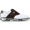 FootJoy DryJoys Tour Shoes,  Male,  White/Brown,  10,  Regular