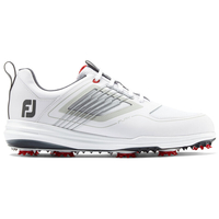 FootJoy Fury Shoes,  Male,  White/Red,  7.5,  Regular