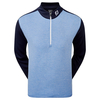 FootJoy Heather Colour Block Chill-Out Midlayer,  Male,  Xl,  Navy/blue