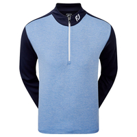 FootJoy Heather Colour Block Chill-Out Midlayer,  Male,  Xl,  Navy/blue