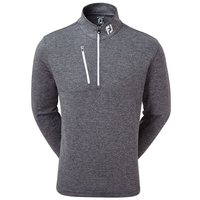 FootJoy Heather Pinstripe Midlayer,  Male,  Small,  Navy/white