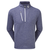 FootJoy Heather Pinstripe Midlayer,  Male,  Twilight/White,  Large