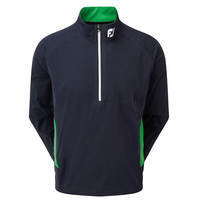 FootJoy HydroKnit 1/4 Zip Midlayer,  Male,  Navy/Kelly Green,  XXL