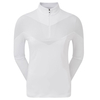 FootJoy Ladies Engineered Jersey 1/2 Zip Windtop,  Female,  Large,  White