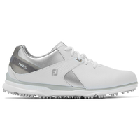 FootJoy Ladies Pro SL Shoes,  Female,  7,  White/silver/grey,  Wide