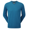 FootJoy Lambswool V Neck Sweater,  Male,  Small,  Indigo