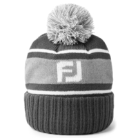 FootJoy Pom Pom Knitted Hat,  Male,  Charcoal,  One Size
