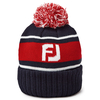 FootJoy Pom Pom Knitted Hat,  Male,  Navy/Red,  One Size