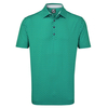FootJoy Stretch Lisle Palm Print Polo Shirt,  Male,  Green/White,  XXL