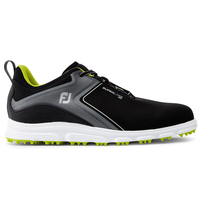 FootJoy Superlites XP Shoes,  Male,  Black/Lime,  7,  Regular