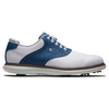 FootJoy Traditions Shoes,  Male,  10,  White/blue,  Regular