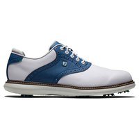 FootJoy Traditions Shoes,  Male,  11,  White/blue,  Regular