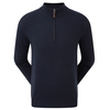 FootJoy Wool Blend 1/2 Zip Pullover,  Male,  Medium,  Navy blue