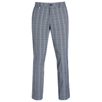 GOLFINO 4-Way Stretch Checked Trousers,  Male,  Blue,  48,  Regular