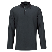 GOLFINO Birkdale Long Sleeve Polo Shirt,  Male,  Small,  Grey