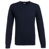 GOLFINO Cable Round Neck Pullover,  Male,  Xxl,  Blue
