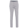 GOLFINO Checked Stretch Slim Trousers,  Male,  Grey,  36,  Regular