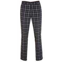 GOLFINO Checked Stretch Trousers,  Male,  Grey,  34,  Regular