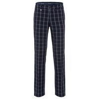 GOLFINO Checked Stretch Trousers,  Male,  Long,  Blue,  40