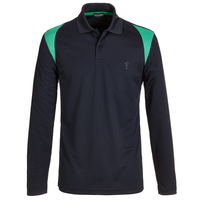 GOLFINO Cleaning Finish Polo Shirt,  Male,  Blue,  XXL