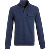 GOLFINO Cotton Melange Chest Pocket Sweater,  Male,  Blue,  Medium