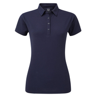 Palm Grove Ladies Classic Core Polo Shirt,  Female,  8,  Peacoat