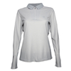 Palm Grove Ladies Long Sleeve Polo Shirt,  Female,  Grey,  14