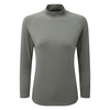 Palm Grove Ladies Mock Neck Base Layer,  Female,  Grey,  16