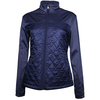Palm Grove Ladies Quilted Jacket,  Female,  Peacoat,  16
