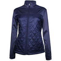 Palm Grove Ladies Quilted Jacket,  Female,  Peacoat,  16