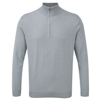 Palm Grove Quarter Zip Sweater,  Male,  Grey,  XL