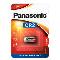 Panasonic CR2 Energy Battery,  Male,  One size