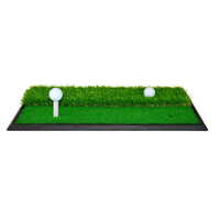 PGA Tour 2 in 1 Turf Practice Mat,  Male,  Medium,  Pink/black