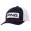 PING American Trucker Cap,  Male,  Navy/White/Red,  One Size